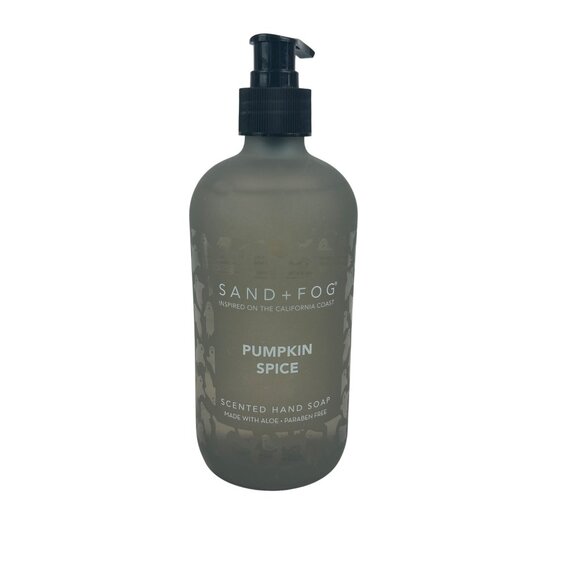 Sand + Fog Pumpkin Spice Hand Soap Halloween Aloe & Paraben-Free - Picture 1 of 5